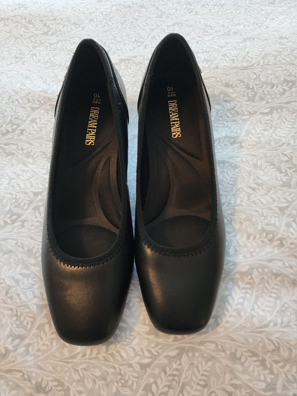 Dream Pairs Women's Wedge Closed Toe Low Heel Pumps Dress Shoes, Size 10 - Picture 7 of 15